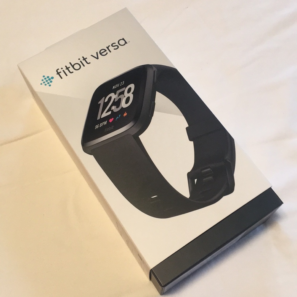 Nearly New Fitbit Versa in Black